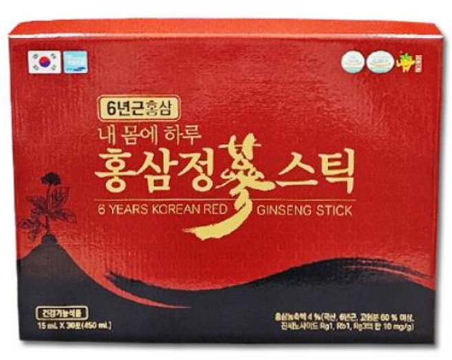 내몸에하루 홍삼정 스틱, 1개, 450ml