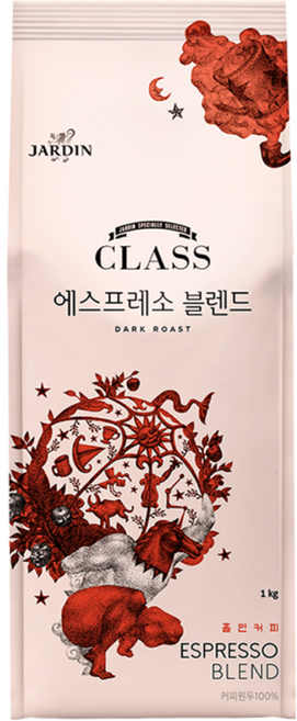 쟈뎅 클래스 에스프레소 블렌드, 1kg, 1개, 홀빈(분쇄안함)