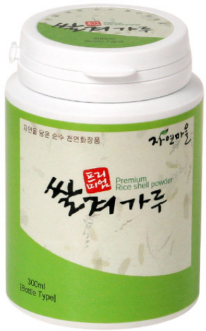 자연마을 동안피부만들기용 세안2종세트 (쌀겨가루+쌀겨비누) -구성 : 프리미엄 쌀겨가루 300 + 쌀겨비누, 1개, 1개입