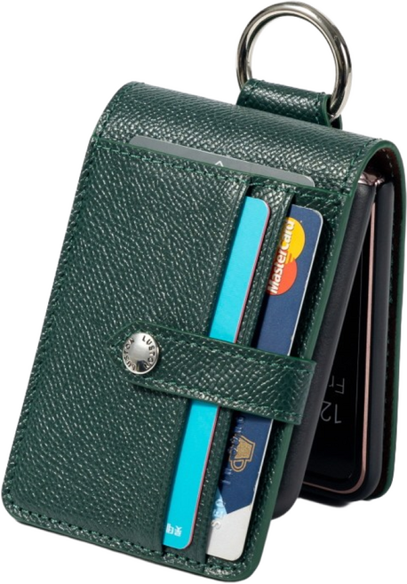 루스톤 갤럭시 Z플립5 6 7 펠리스 카드수납 고리 링 지갑 케이스