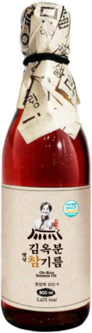 김옥분 옛날 참기름 통참깨 100%, 1개, 300ml