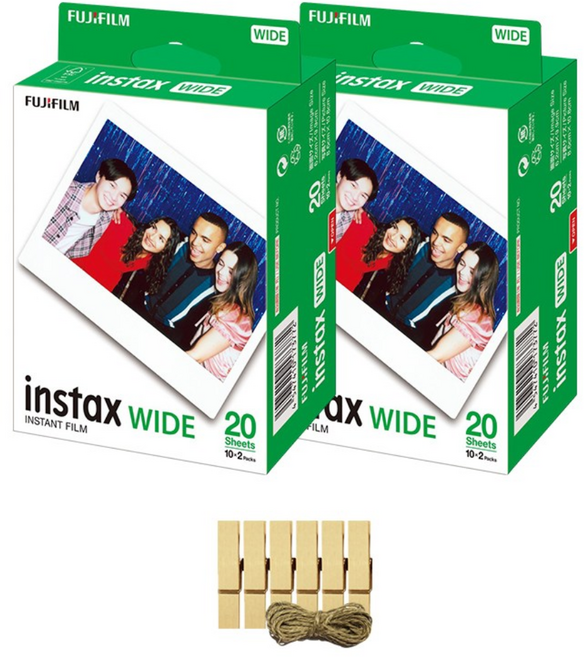 인스탁스 와이드필름, 1개, 와이드필름4팩(40장)