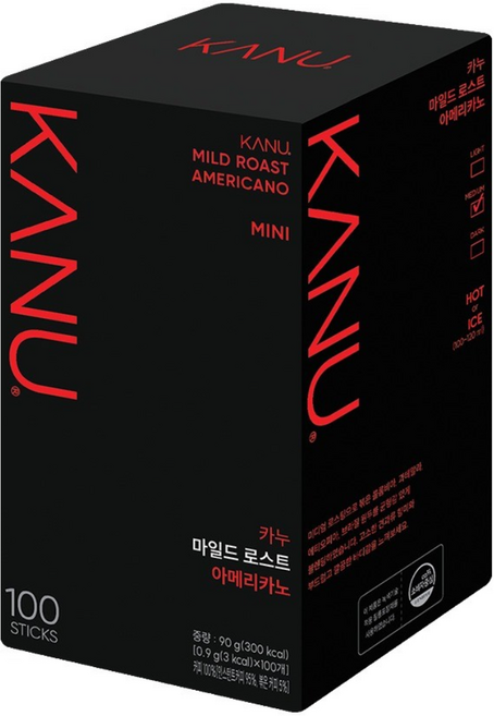 카누 블렌드 마일드 로스트 아메리카노 미니, 900mg, 100개입, 1개