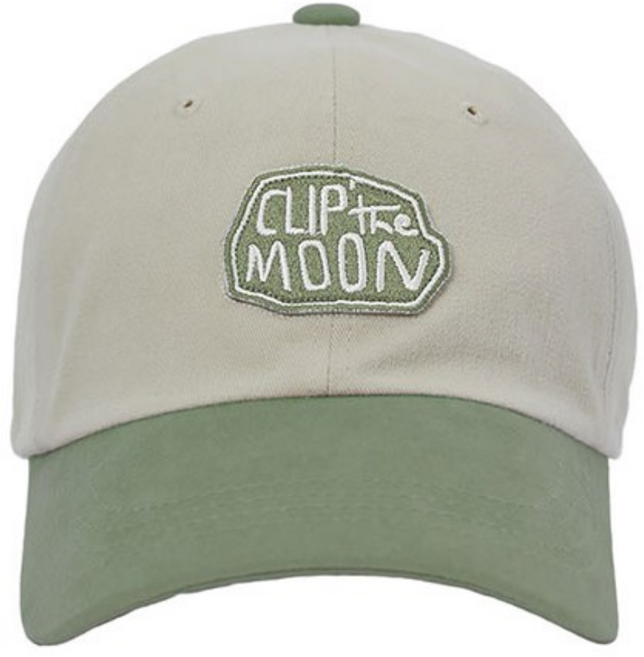 클립더문 - 락캡 투톤 올리브 오버핏 볼캡