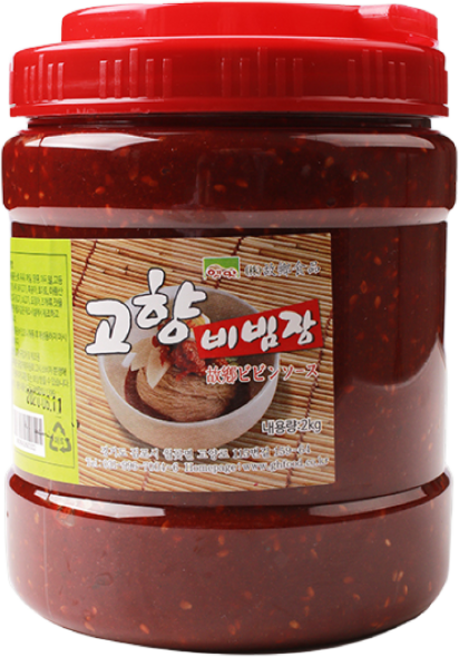 [고향식품] 비빔장 2Kg / 3Kg (냉면 등 각 각종 무침 만능 비빔장), 6개