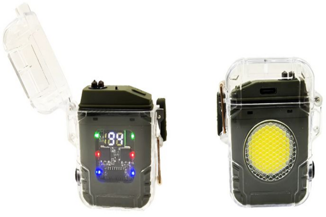 멀티멀타 LED 비상용 랜턴 라이터 써치 후레쉬 충전식 d57-1, 1개, 랜덤