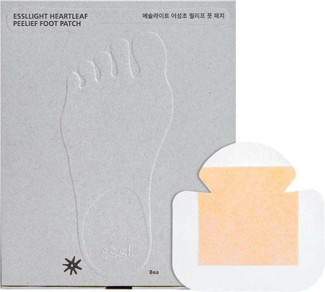 에슬 에셀라이트 어성초 필리프 풋 패치, 1개, 8개입