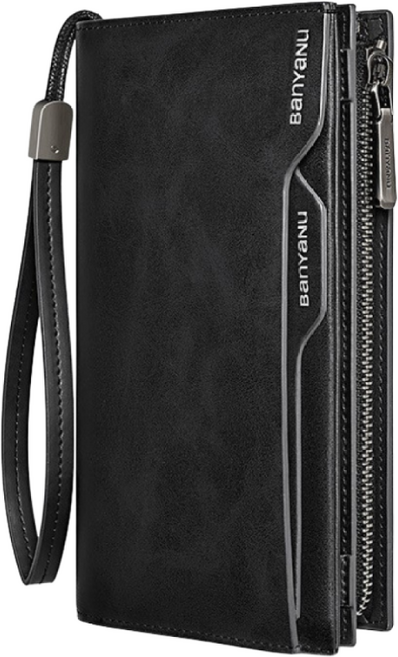 프리미엄 남성 소가죽 심플 장지갑 N2053