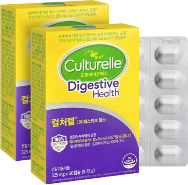 컬처렐 다이제스티브 헬스 유산균, 30정, 2개 - 쿠팡