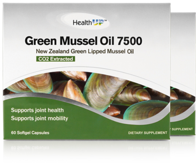 뉴질랜드 초록입홍합 오일 헬스업 그린머슬 7500 120캡슐, 1개, 120정