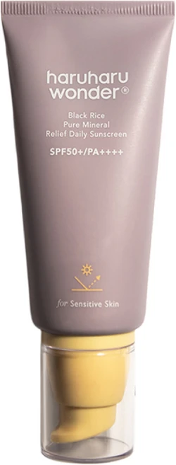 하루하루원더 블랙라이스 퓨어 미네랄 릴리프 데일리 선스크린 무기자차, 50ml, 1개 - 쿠팡