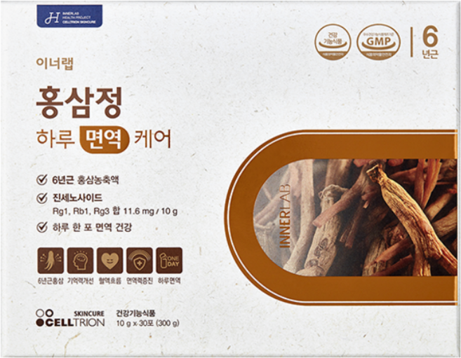 이너랩 홍삼정 하루면역케어 30p, 1개, 300g