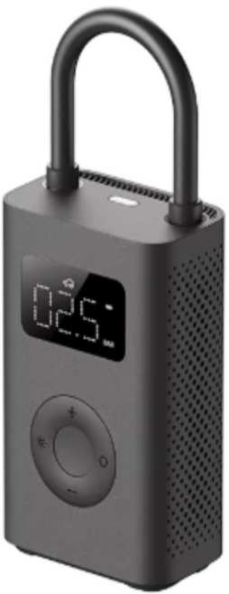 퀵픽스 샤오미 휴대용 전기 에어펌프 2, 블랙, 1개