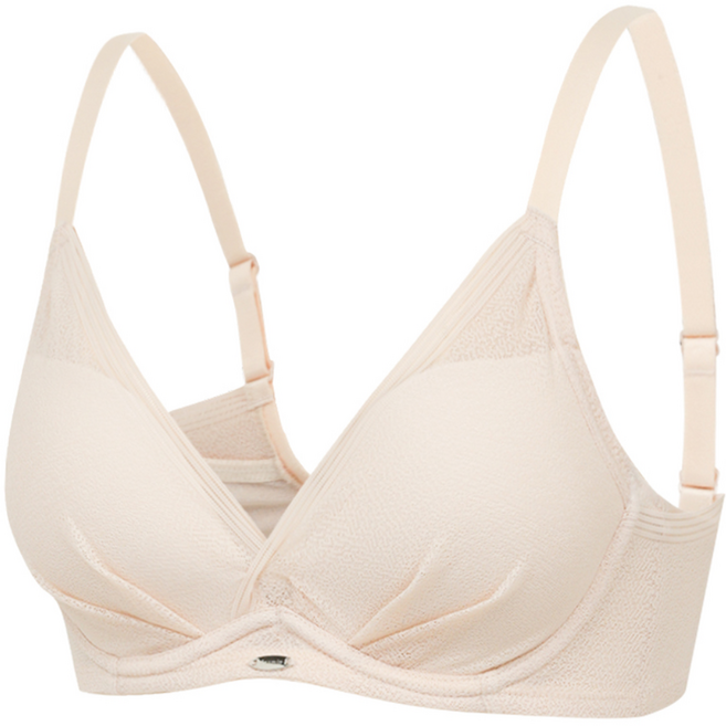 비너스 여성 저중심 햄 더블윙 부유방 보정 와이어 브라