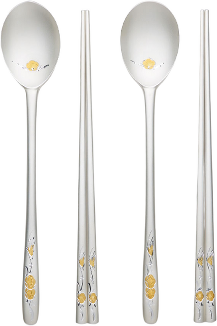 금부 조각매화 은수저 2벌세트(99% 60돈) 무료예단포장, 단품, 단품, 1개