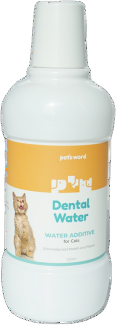 펫츠워드 고양이 덴탈워터, 500ml, 1개