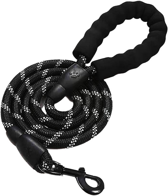 빈앤코 스트롱 중대형견 베이직 리드줄, 블랙, 1개