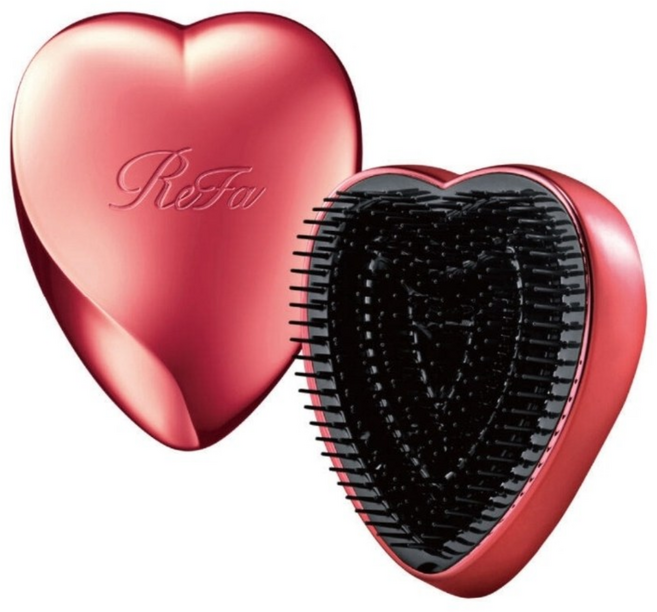 윤기나는 찰랑찰랑 머릿결 리파 하트브러시 시리즈 리파 하트 브러시 ReFa 7종류 택1, 샤인레드, 1개