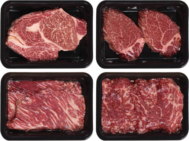 [NH순한한우] 1++등급 한우 구이정육 혼합선물세트 1호 1.2kg (등심안심국거리불고기), 1개