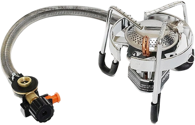 에리파이어 호스 버너 / 캠핑 백패킹 차박 휴대 용 강염 가스 원버너, 1개