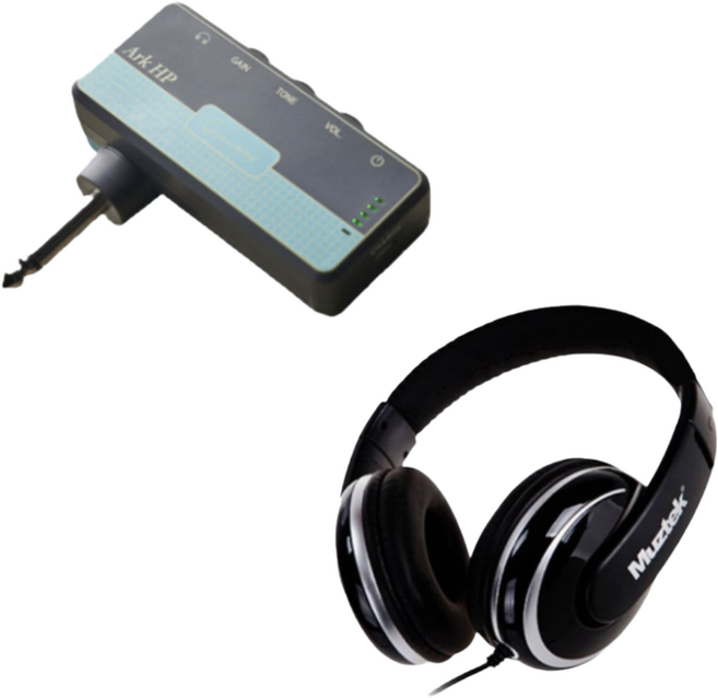 일렉기타 헤드폰앰프 세트 / 고퍼우드 ARK HP + 뮤즈텍 PSH99, 1개