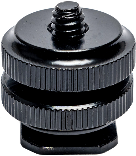 알파믹 콜드 슈 마운트 삼각대 나사 변환 어댑터 핫슈 리그, UNC1/4, 1개