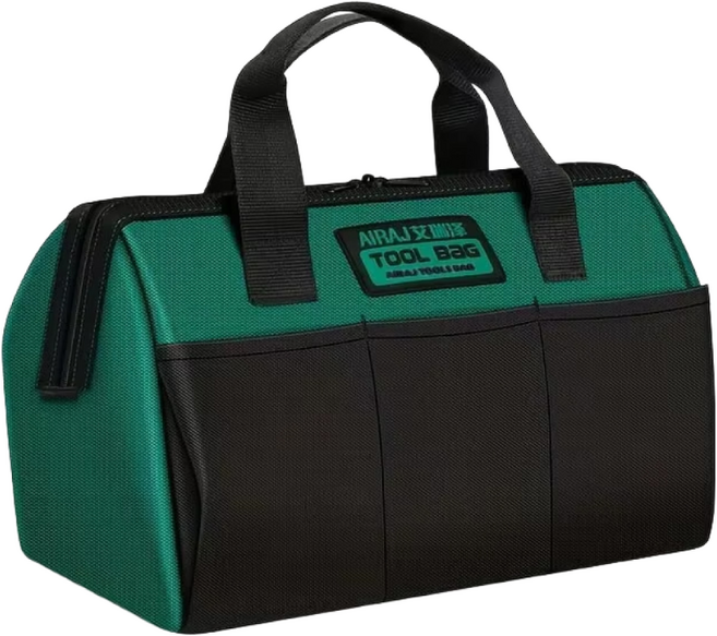 AIRAJ 13인치 내마모 옥스포드천 공구가방 다기능 수납 산업용/공작실/현장작업용, 1개