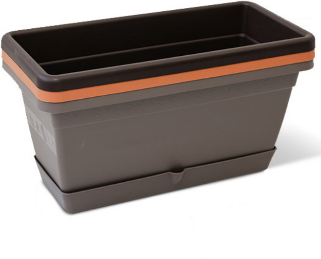 마이플랜트 가든2호 텃밭 화분, 밤색