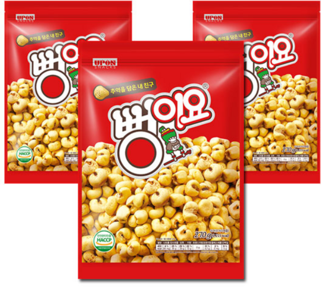 서울식품 오리지날 뻥이요 270g 옛날과자 꿀단지몰, 3개