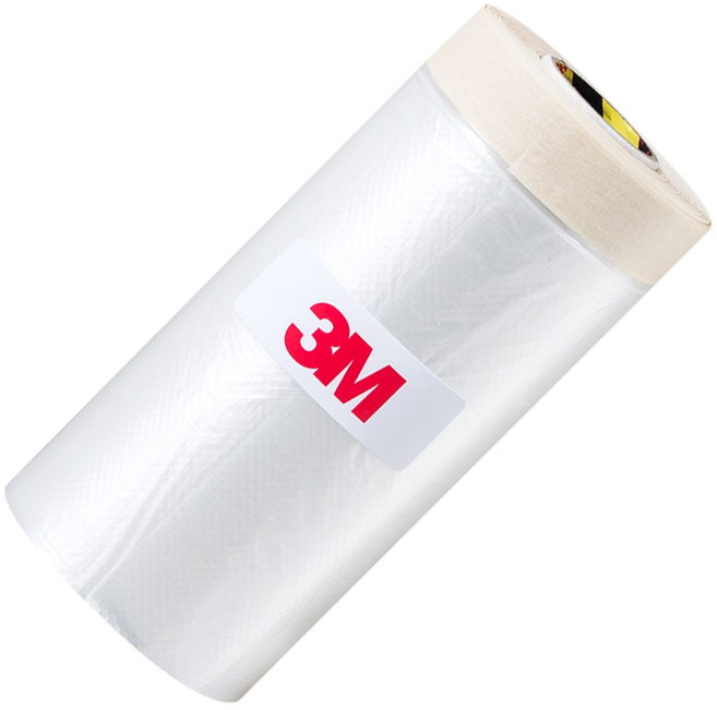 3M 커버링테이프 페인트 도색공사 건축용 비닐 보양테이프(아이보리) 900mm 낱개, 4개