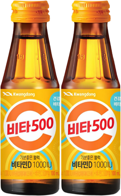 [본사직영]광동 비타500 기분좋은활력 비타민D 100ml x 30병, 30개