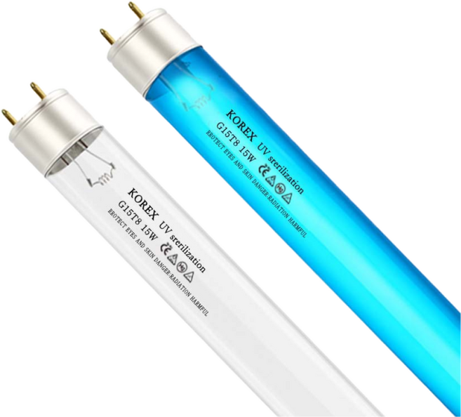 [묶음] KOREX UV / G15T8 15W 자외선살균램프 UV 살균램프 칫솔살균컵살균, 5개