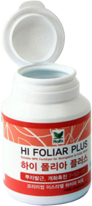 하이폴리아플러스 분화 개화촉진제 꽃 식물영양제 화분 수용성 비료, 1.하이폴리아(7-52-17), 80g, 1개