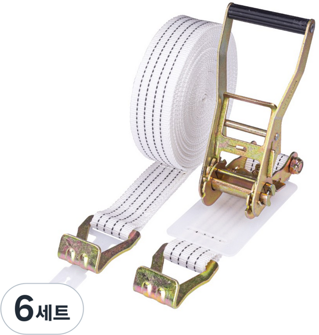 신명 자동바 세트 50mm 깔깔이바 라쳇바 화물바 고정바 주걱, 6세트