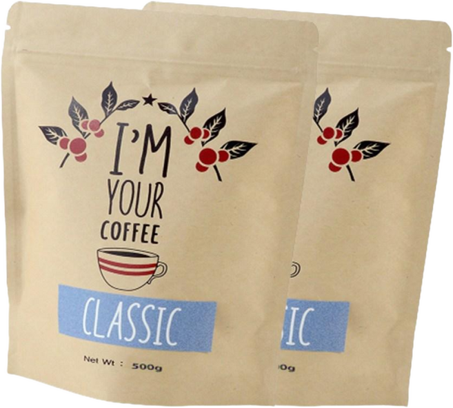 아임유어커피 클래식 블렌드, 홀빈(분쇄안함), 1kg, 1개