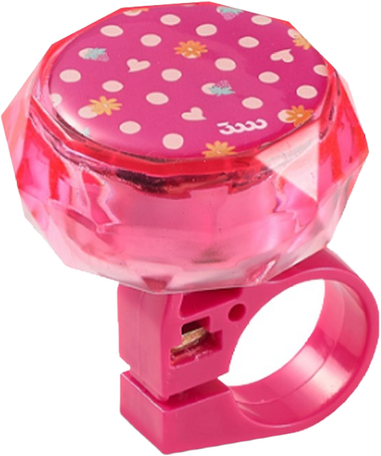 삼천리 아동 자전거벨 SBL220C 하트도트 회전벨 프린세스 로미 하츄핑 포실핑 악세사리, 하트 도트 회전벨(SBL220C), 1개