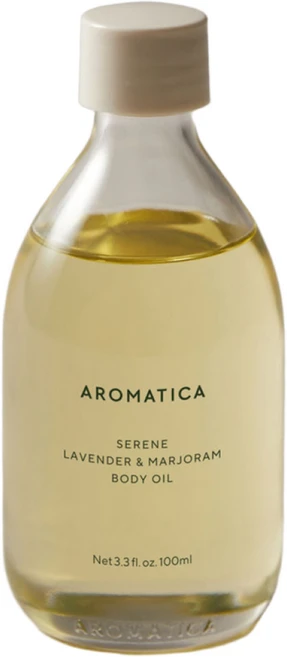 [비건라이프] 아로마티카 서렌 바디오일 라벤더 앤 마조람, 100ml, 1개 - 쿠팡