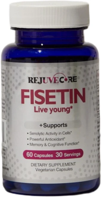 리쥬브코어 고순도98% 피세틴 60정 피세틴+바이오페린+비타민C 복합제재 FISETIN 세놀리틱 좀비세포, 1개 - 쿠팡