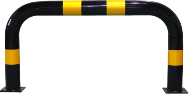 [앙카식] 스틸 U자 볼라드 주차금지봉 (앙카 포함), 높이(H)600x길이(L)600, 1개