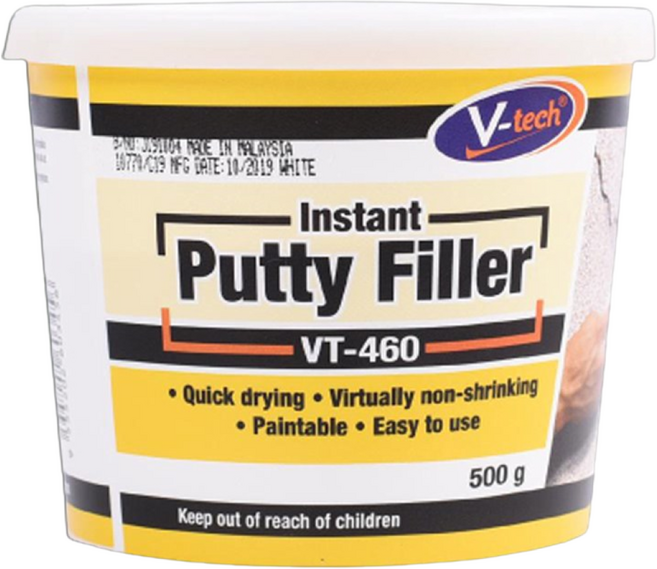 INVEN* 인벤 인테리어 보수 틈새 메꾸미 벽면 타일 빠데 DIY 충진제) 고급 퍼티 + 미니헤라 포함, 1세트