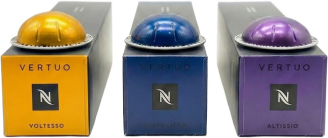 네스프레소 버츄오 캡슐 에스프레소 베스트 (알티시오 디아볼리토 볼테소), 3세트, 10개입, 4g