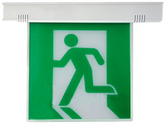 한국소방자재 피난구유도등 대형 천정형, 1개, 혼합색상