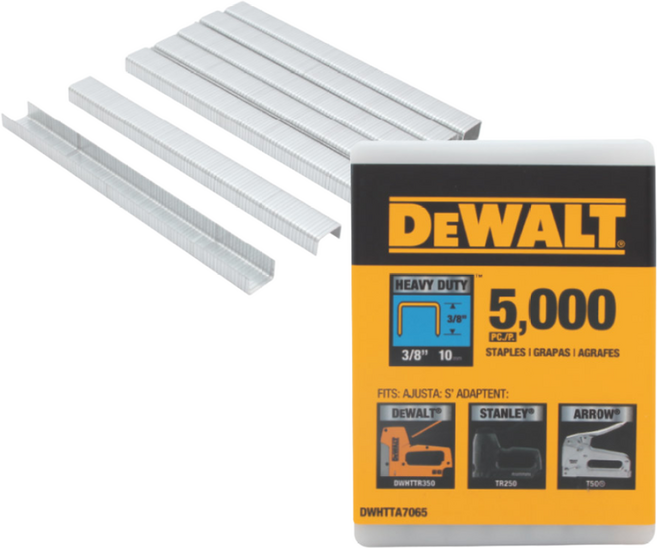 디월트 HD 타카핀 손타카핀 DWHTTA7065 10mm 5000p, 1개