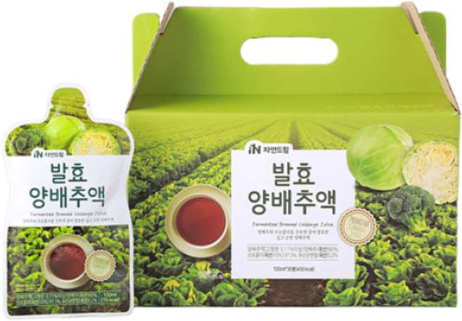 자연드림 발효 양배추액, 30개, 100ml