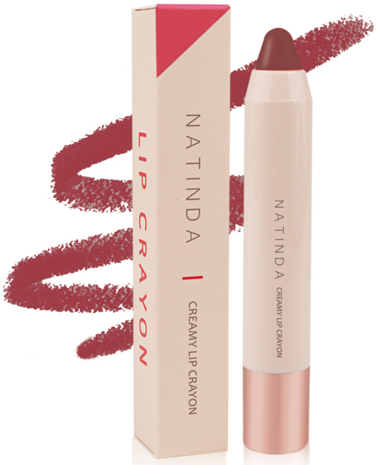 나틴다 크리미 립크레용 3g, 10 다크 인 러브, 1개