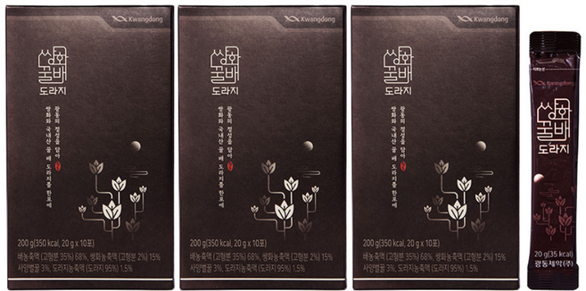 광동 쌍화꿀배도라지 10p, 200g, 3개
