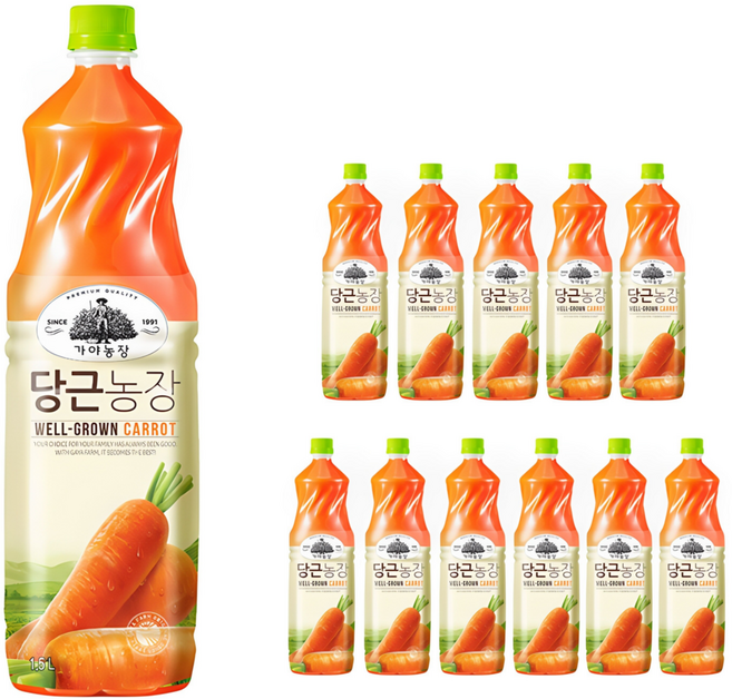 가야농장 당근농장, 1.5L, 12개