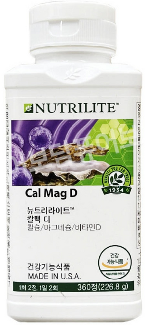 암웨이 칼맥 디 멀티비타민 무기질, 360정, 1개