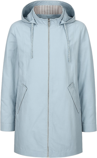 올포유 여성 후드 탈부착 중기장 사파리 점퍼 (ALFRM2321)