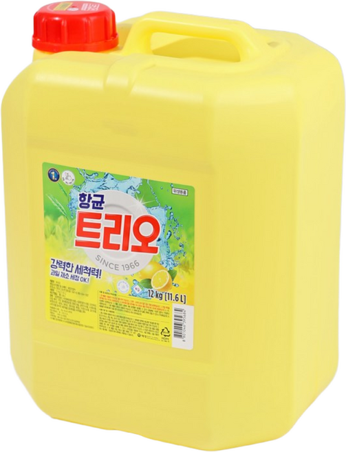 트리오 항균 주방세제, 12kg, 2개